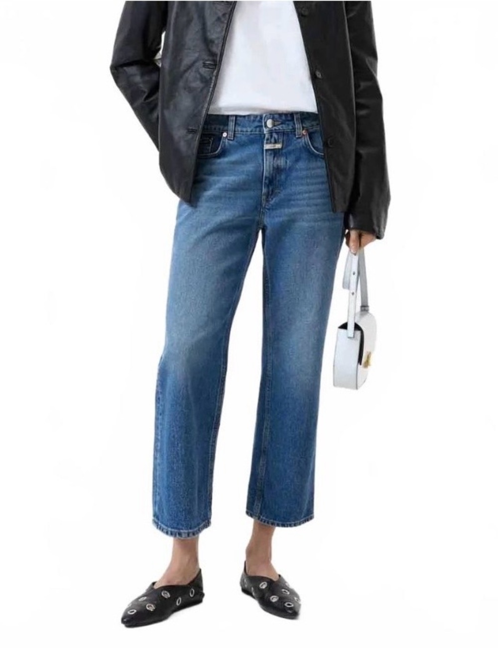CLOSED Slim Straight-Leg Italian Candiani Denim 🇮🇹 Jeans, Retail $340, Size 29